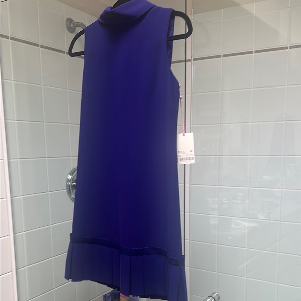 Alex Marie Purple Sleeveless Mini Dress
